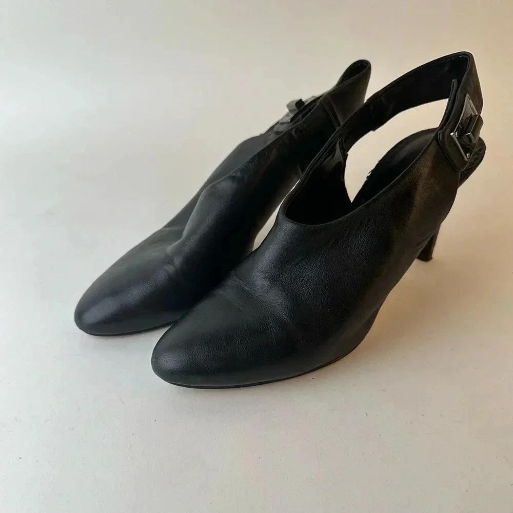 Karl Langerfield Maddie Slingback Heel Booties